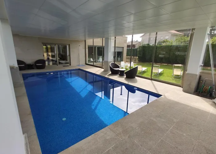 Casa Rial 47 Con Piscina Climatizada * Sanxenxo